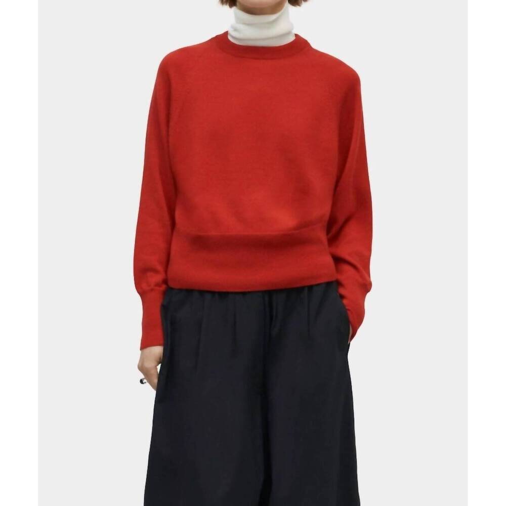 NEW CORDERA merino wool sweater in red